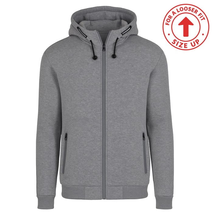 Men's Heavyweight Sherpa Fleece-Lined Full Zip Classic Tech Hoodie